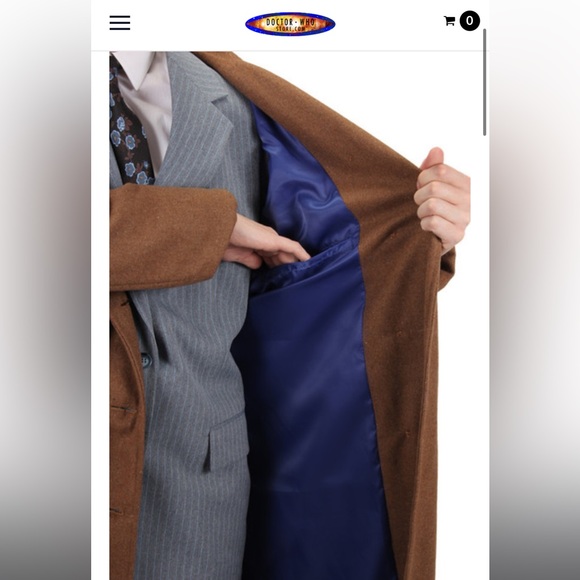 10th Dr Who coat and tie - Picture 9 of 10